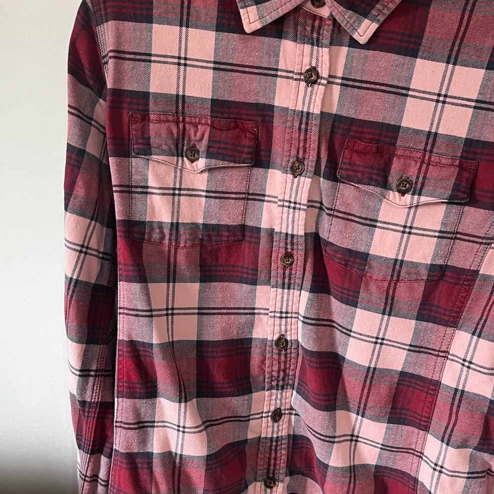Carhartt Plaid Flannel Top Sz XL - Picture 3 of 7